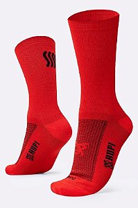 MEIA FIRE VERMELHO - HUPI - CANO MÉDIO