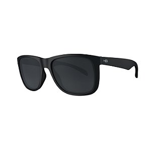 Óculos de Sol Masculino HB Ozzie Matte Black Gray