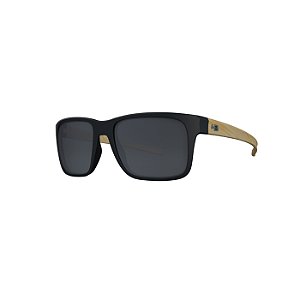 Óculos de Sol Masculino HB H-Bomb 2.0 Matte Black Wood Gray
