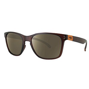Óculos de Sol Masculino HB Gipps II Marrom Escuro Fosco