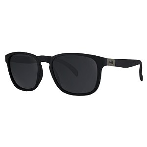 Óculos de Sol Masculino HB Dingo Preto Fosco Lente Cinza