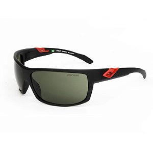 Óculos de Sol Mormaii Joaca Preto Fosco e Vermelho Lente G15
