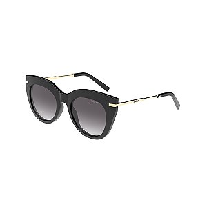 Óculos de Sol Feminino Colcci Karen Preto Brilho e Dourado
