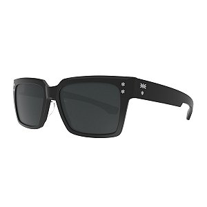 Óculos de Sol Unissex HB Rio Gloss Black Gray Lente Cinza