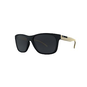 Óculos de Sol Masculino HB Underground Matte Black Wood Gray