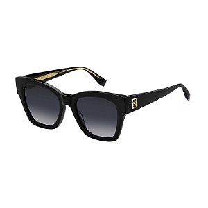 Óculos de Sol Feminino Tommy Hilfiger TH 2156/S Preto Brilho