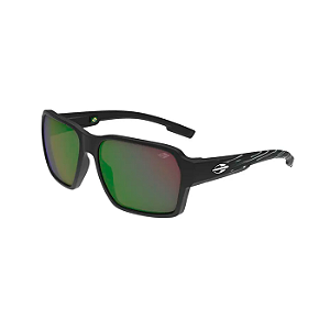 Óculos de Sol Masculino Mormaii Amsterda Preto e Branco Fosco