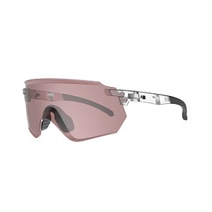 Óculos de Sol Unissex HB Flare Transparente Brilho Lente Ambar
