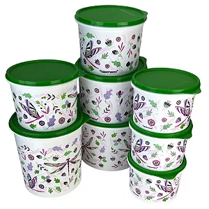 Tupperware Kit Caixas Libélulas  8 peças