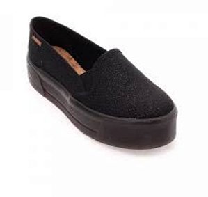 TÊNIS FEMININO MOLECA CASUAL LONA DIAMANTE