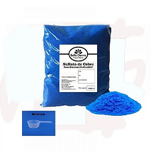 Kit 2 Pct Sulfato De Cobre - Puro 98,5% 1 Kg cada