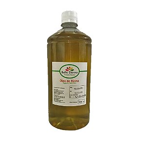 Kit 6 Frascos De 1 Lt Cada Óleo De Rícino Puro Para Cabelo