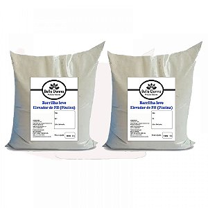 Kit 2 Pacotes Barrilha Leve Elevador De Ph Para Piscina 1 Kg