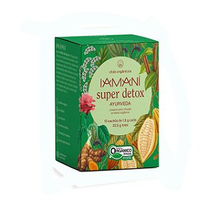 1 Chá Super Detox Ayurveda 15 Sachês de 1,5 grs cada Iamani