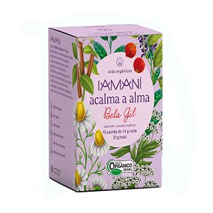 1 Chá Orgânico Acalma a Alma Iamani 15 Sachês 1,5 grs