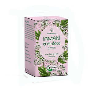 1 Chá Erva Doce 15 Sachês de 1,5 grs cada Iamani