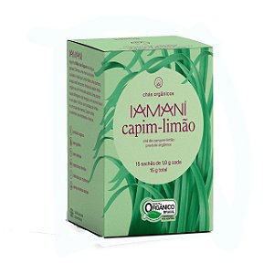 1 Chá Capim Limão 15 Sachês de 1grs cada Iamani