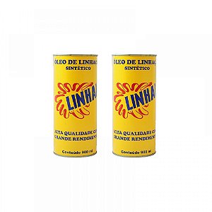 Kit 2 Óleo de Linhaça Linhal Lata 900ml cada
