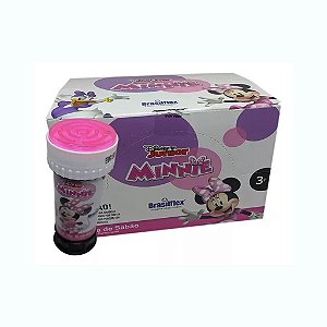 Bolha De Sabão Minnie C/ 12 Unidades Festa Lembrancinha