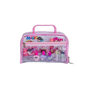 2 Kits Sacolinha Nécessaire Maleta Makeup Infantil Be Magic