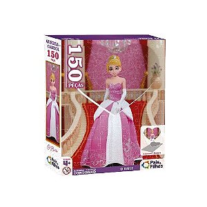Quebra Cabeça Contorno - O Baile 150 Pçs Pais & Filhos