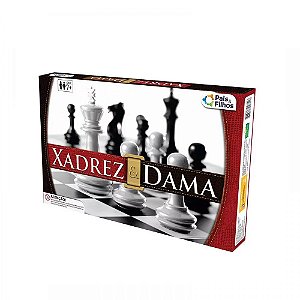 Jogo Xadrez E Dama Super Jogos - Pais & Filhos
