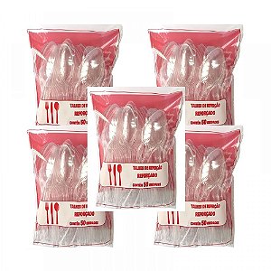 Kit 500 Colher Refeição Master Cristal 15,5cm