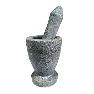 Pilão Mini Liso em Pedra Sabão (Variados) - MG