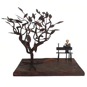Escultura em Ferro Árvore - Cristiano - MG