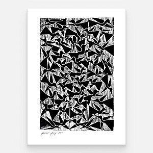 Xilogravura M - Bacaro Borges - PE