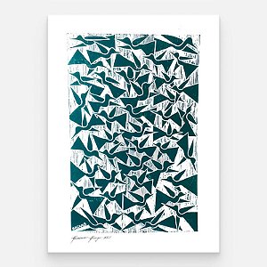 Xilogravura M - Bacaro Borges - PE