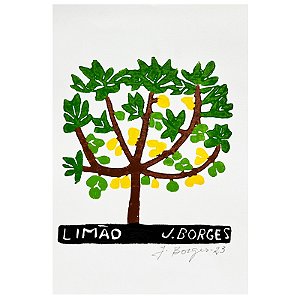 Xilogravura "Limão" P - J. Borges - PE