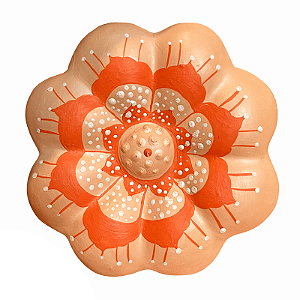 Flor de Parede 8Cm Marrom - Maria de Ci - Vale do Jequitinhonha - MG