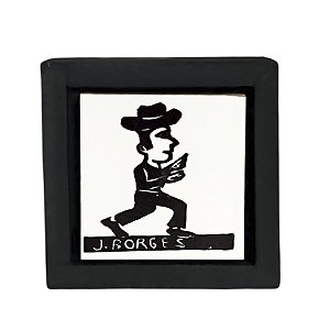 Quadro Preto e Branco Mini - J. Borges - PE