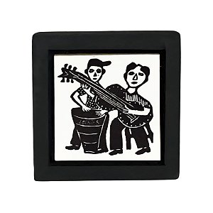 Quadro Preto e Branco Mini - J. Borges - PE
