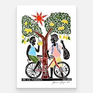 Xilogravura Pé de Manga M - Bacaro Borges - PE