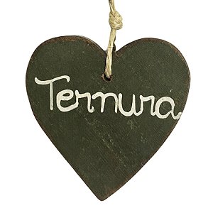 Coração com Dizeres "Ternura" - Beth - MG