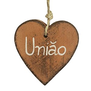 Coração com Dizeres "União" - Beth - MG