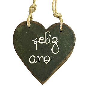 Coração com Dizeres "Feliz Ano" - Beth - MG