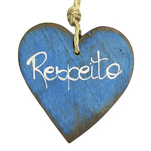 Coração com Dizeres "Respeito" - Beth - MG