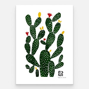 Xilogravura "Palma" P - Edna - PE