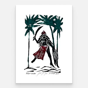 Xilogravura "Yansã" P - João Pedro - Juazeiro do Norte - PE