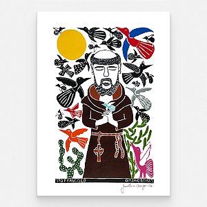 Xilogravura São Francisco G - Gustavo Borges - PE