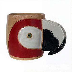 Caneca Arara Vermelha - Lucimar - MS