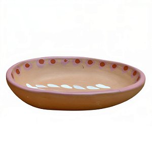 Pratinho Oval 14cm Bege - Georgina - Vale do Jequitinhonha - MG