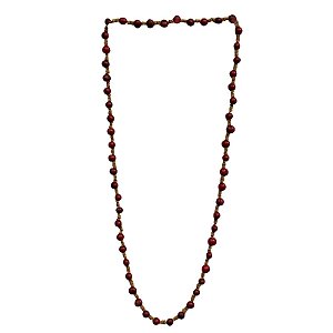 Colar de Açaí com Morototó Curto Vinho - Rose - AM