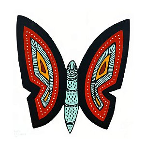 Painel Armorial Borboleta M - Anbar/Paiol - SP