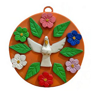 Divino Mandala Flor Laranja P - Jair - MG