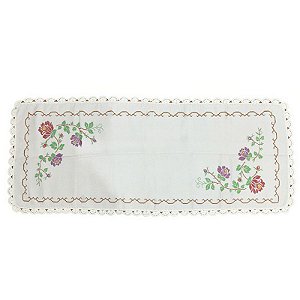 Caminho de Mesa Ponto Cruz 0.55 x 1.30 - Ateliê Bebê - BA