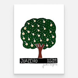 Xilogravura Juazeiro P - Gustavo Borges - PE